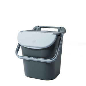 Tower Waste <b>Bin</b> <b>30</b> <b>Litre</b> PP with Lids Rolling Cover Type Grey Indoor/Outdoor Use - Product Image 1