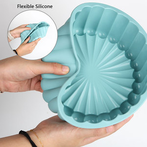Gloway DIY Cuisson Polyvalent Soleil Fleur En Forme <span class=keywords><strong>De</strong></span> Silicone <span class=keywords><strong>Charlotte</strong></span> Cheesecake Moules À Gâteau Pour Brownie Tarte Tarte Flan Pain - Product Image 3