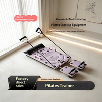 Lit de Pilates pliable léger et peu encombrant pour la maison et le studio, machine de Pilates mini pour l'entraînement de force