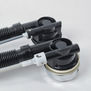 Raccords Couverture de pièces de débordement de baignoire Égouttoir de tuyau de déchets en laiton chromé - Product Image 6