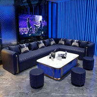 Meubles de club pour salons de chicha, salles de karaoké, boîtes de nuit, KTV et salles de danse : Comptoir de bar LED, Table, Banquette et Sièges en cabine