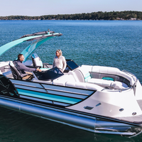 2025 Kinlife kustom baru aluminium Catamaran Yacht mewah 19ft perahu untuk dijual mesin luar untuk dijual