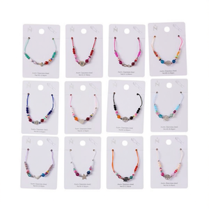 Pulsera de Cuentas de Acero Inoxidable para Mujer, Regalo de Moda, Joyería Moderna con Patrón de Estrellas, Juego de 12 Piezas - Product Image 2