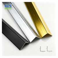 Profilé métallique professionnel sur mesure pour carrelage, bordure en aluminium en forme de L pour carrelage