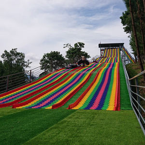 Tobogán de Nieve Arcoíris Personalizado, Tobogán de Plástico Seco para Parque de Diversiones - Product Image 4