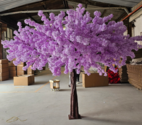 RK166 Arbres artificiels de fleurs de cerisier de haute qualité pour la décoration de table de mariage et de fête