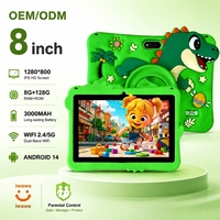 YPORANGECHENG OEM, Tableta Educativa de 8 Pulgadas con Logotipo Personalizado, MTK 6753 Octa Core, 8GB 128GB, 1280*800 IPS para Niños, OEM/ODM
