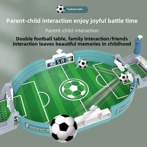 Grande table de football d'intérieur en plastique pour enfants Interactive Double Competition Battle Family for World Cup Kicking Game Cross-Border - Product Image 2