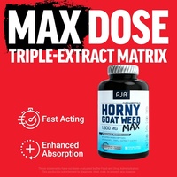 Complément Alimentaire OEM Extra Fort à Base de Triple Extrait de Plantes, Mélange Herbal pour Hommes Adultes, Capsules Énergisantes à Base de Horny Goat Weed