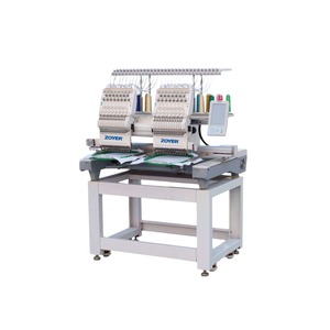 Máquina de Bordar Industrial Zoyer de Doble Cabezal y 9 Agujas, 360x510mm, Computarizada, para Bordado Plano y de Gorras - Product Image 4