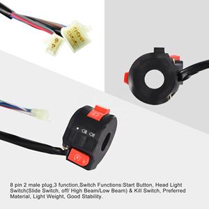 GOOFIT — interrupteur de haut-parleurs sans fil, lumière gauche, pour atv Quad 4 roues, taoo SunL, 50cc 70cc 90cc 110cc <span class=keywords><strong>125cc</strong></span> 150cc - Product Image 3