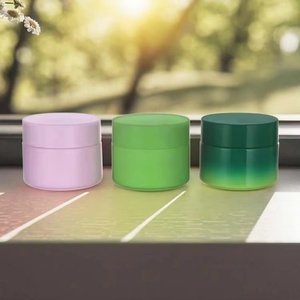 Skin Cream <b>Jar</b> Luxury Cosmetic Skincare Face Cream Lotion Mask Container <b>Empty</b> Cylinder Glass <b>Jars</b> Plastic 15ml 30ml 50ml 100ml - Product Image 1