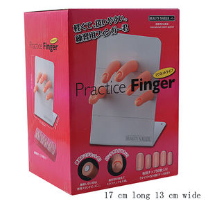 गर्म बिक्री एकल उंगली नाखून कला का अभ्यास कृत्रिम हाथ मैनीक्योर प्रशिक्षण कृत्रिम हाथ मॉडल - Product Image 6