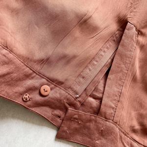 <span class=keywords><strong>Pantaloni</strong></span> <span class=keywords><strong>Palazzo</strong></span> da Donna in Puro Lino Traspirante, Casual, Primaverili, <span class=keywords><strong>con</strong></span> Vita Alta, Chiusura <span class=keywords><strong>a</strong></span> Zip e Bottone - Product Image 3