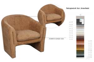 Carlford kim loại chân ghế ghế vải, vải phòng khách ghế bành, vải ghế phòng ngủ Ghế giải trí ghế bán buôn giọng ghế - Product Image 4