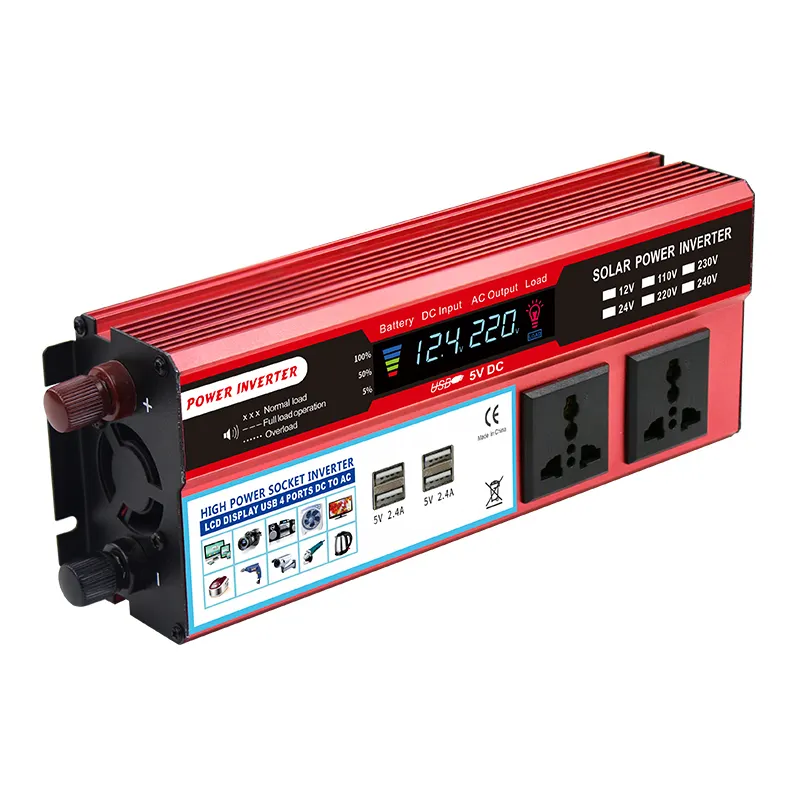 1000w 2000w 3000w Modied Sine Wave 12v dc to 240v ac inverters converters for car charge