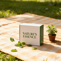 Boîte d'expédition sur mesure pour l'emballage de compléments alimentaires et l'expédition e-commerce, emballage de vitamines, boîte écologique