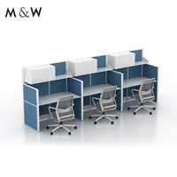 Poste de travail modulaire ajustable de haute qualité M&W Commercial pour usage scolaire