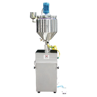 Machine de remplissage de liquide cosmétique semi-automatique pour pâte crème liquide visqueux shampooing détergent boisson avec emballage en plastique