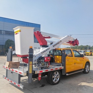 ISUZU Pickup Hybrid Boom Lift Truck 13.5m Pickup Insulated Aerial Work Truck Live Line Maintenance - Product Image 4