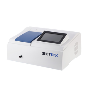 Espectrofotómetro UV-VIS SCITEK 190-1100 nm, Fotometría de Haz Único, Monocromador Czerny-Turner, Ancho de Banda Espectral de 2 nm, Silicio - Product Image 1