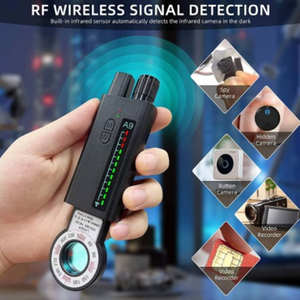 Detector de Câmeras Ocultas A9 RF Signal GSM Bug GPS Anti-Espionagem, Scanner de Segurança para Viagens - Product Image 4