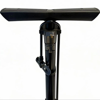Pompe à air manuelle pliable pour vélo Jinta160PSI avec adaptateur de valve automatique multifonctionnel et aiguille à bille polyvalente
