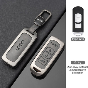 Funda Protectora de Aleación de Zinc de Alta Calidad para Llave de Control Remoto de Coche, Compatible con <span class=keywords><strong>Mazda</strong></span> <span class=keywords><strong>CX</strong></span>-<span class=keywords><strong>5</strong></span> 9 2020 - Product Image 2