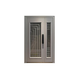 Porte de sécurité Sofu en fer, ouverture manuelle plate, porte extérieure complète pour villa, cour, usage décoratif - Product Image 5