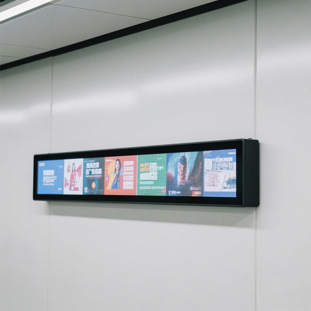 Customizable Android LCD Screen Displays Ultra-Wide Stretched Bar Retail Digital Signage Displays