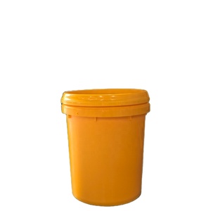 Bán Buôn Cấp Thực Phẩm Dày Vòng Thùng Rỗng Nhựa Sơn Xô Container Sản Xuất Với Xử Lý Có Nắp Đậy - Product Image 1