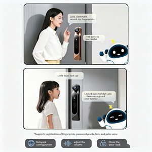 Glomarket Palm Vein Recognition Smart Door <b>Lock</b> AI Camera Video Intercom 3D Face Fingerprint Password Tuya WiFi Home Villa <b>Lock</b> - Product Image 5