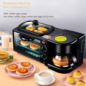 Máquina de Desayuno Eléctrica Automática 3 en 1 OEM, 9L, Acero Inoxidable, Multifuncional, Horno Tostador, Cafetera, Sartén, para el Hogar - Product Image 2