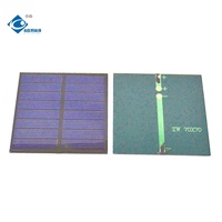 Panneau solaire personnalisé 4V, chargeur solaire portable en polyéthylène ZW-7070-4V, module de panneau solaire scellé à l'époxy 0,7W