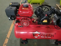 Kompresor Udara Mesin Diesel 2 Silinder 6.5HP 100L Elektrik Pompa Udara OEM 8 Bar/115psi