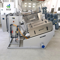 Presse à vis pour la déshydratation des boues, séparateur solide-liquide en acier inoxydable SS304, déshydrateur de boues pour le traitement des eaux usées