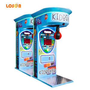 Macchina da Boxe a Gettoni per Bambini, Tester di Forza, Gioco Arcade per Allenamento Sportivo, Sicuro e Morbido - Product Image 1