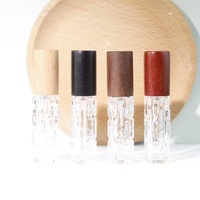 Flacon pulvérisateur de parfum en verre 5ml/10ml, rechargeable, vide, avec pompe, design courge amère, pour sérum de soin de la peau, vente en gros, Chine, sans bâtonnet