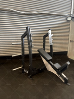 Banc de musculation inclinable commercial Ydyfit Nm0060 en acier avec logo personnalisé, équipement de fitness unisexe pour salle de sport