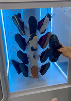 Machine à laver les chaussures automatique commerciale avec désinfection et séchage