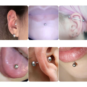 <span class=keywords><strong>Piercing</strong></span> <span class=keywords><strong>de</strong></span> <span class=keywords><strong>titanio</strong></span> Getta, hilo externo, barra Industrial, joyería para el cuerpo, pendiente <span class=keywords><strong>de</strong></span> cartílago ASTM F136 Certificado <span class=keywords><strong>de</strong></span> boda para mujer - Product Image 6