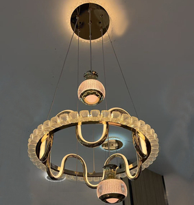 Hiện đại đơn giản Led treo đèn <span class=keywords><strong>2025</strong></span> mới nhất trắng kim loại trần mặt dây đèn (6655-1P) - Product Image 3