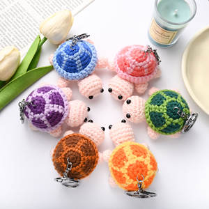 <span class=keywords><strong>Mini</strong></span> porte-clés tortue de mer verte fait à la main porte-clés au Crochet écologique avec des animaux de mer tricotés <span class=keywords><strong>en</strong></span> <span class=keywords><strong>laine</strong></span> douce petits cadeaux mignons - Product Image 2