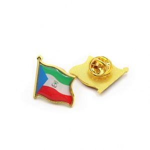 Broche de Aleación Personalizado con Forma de Bandera y Cierre de Mariposa para Actividades - Product Image 2