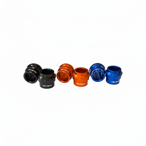 Per KTM SX 125 13-22 distanziali ruota posteriore nero 20mm e 15mm lega/alluminio con finitura cromata - Product Image 1