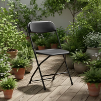 Tables pliantes en plastique d'extérieur, chaises en plastique, mobilier de restaurant, événements de jardin, pliables pour les fêtes, les mariages, haute qualité 6 pieds/8 pieds