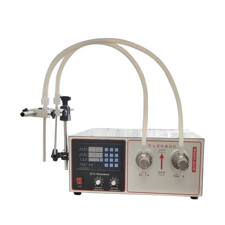 Semi Automatic Electric Digital Control Water Juice Milk Filler Liquid Bottle Filling Machine