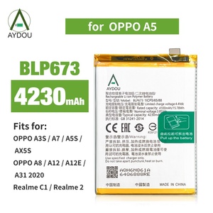 แบตเตอรี่สำรองสำหรับ Reno15 <span class=keywords><strong>OPPO</strong></span> ค้นหา X9 A6 A5 Pro <span class=keywords><strong>BLP673</strong></span> <span class=keywords><strong>OPPO</strong></span> A5 4230mAh - Product Image 1