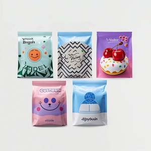 Sacs en plastique mylar anti-odeur découpés à l'emporte-pièce personnalisés 3.5 pour l'emballage d'aliments pour bébés et animaux de compagnie Ziplock avec fermeture éclair - Product Image 3