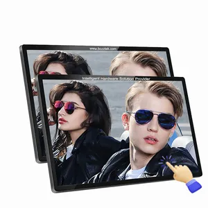 Papan reklame Digital dalam ruangan, Wifi 4G USB LED Android papan Video dinding tampilan LED layar Poster